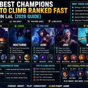 Những Tướng Tốt Nhất Để Leo Rank Nhanh Trong LoL (Hướng Dẫn 2026)