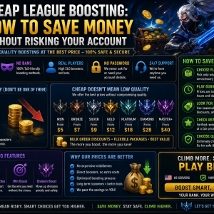 League Boosting Giá Rẻ: Cách Tiết Kiệm Chi Phí Mà Không Đánh Đổi Sự An Toàn Của Tài Khoản