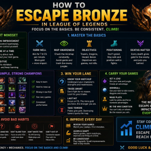 Cách Thoát Bronze Trong LoL Và Lên Silver Nhanh Chóng