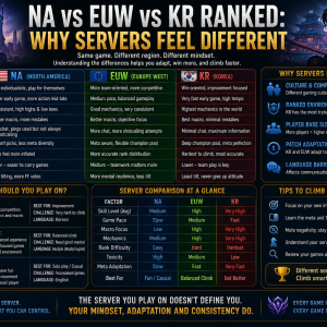 NA vs EUW vs KR Ranked: Why Servers Feel So Different