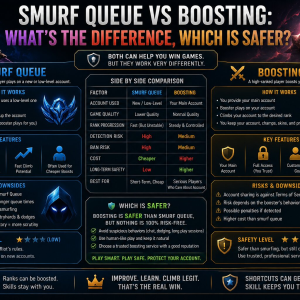 Smurf Queue vs Boosting: Khác Biệt Là Gì, Cái Nào An Toàn Hơn