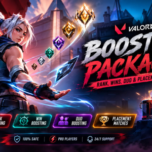 Valorant Boosting Packages: Rank, Wins, Duo & Placement Options